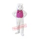Deluxe White Bunny Rabbit Mascot Costume Deluxe White Bunny Rabbit Mascot Costume