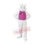 Deluxe White Bunny Rabbit Mascot Costume