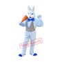 Deluxe Blue Bunny Rabbit Mascot Costume