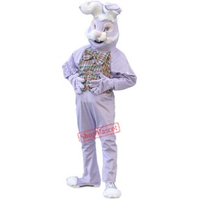 Purple Bunny Rabbit Mascot Costume