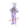 Purple Bunny Rabbit Mascot Costume