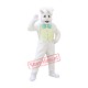 Cute White Bunny Rabbit Mascot Costume Cute White Bunny Rabbit Mascot Costume