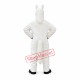 Friendly White Horse Mascot Costume Friendly White Horse Mascot Costume