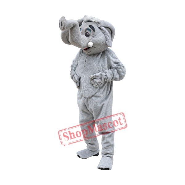 Grey Elephant Mascot Costume Grey Elephant Mascot Costume
