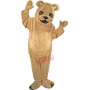 Tan-Brown Teddy Bear Mascot Costume