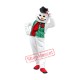 Holiday Snowman Mascot Costume Holiday Snowman Mascot Costume