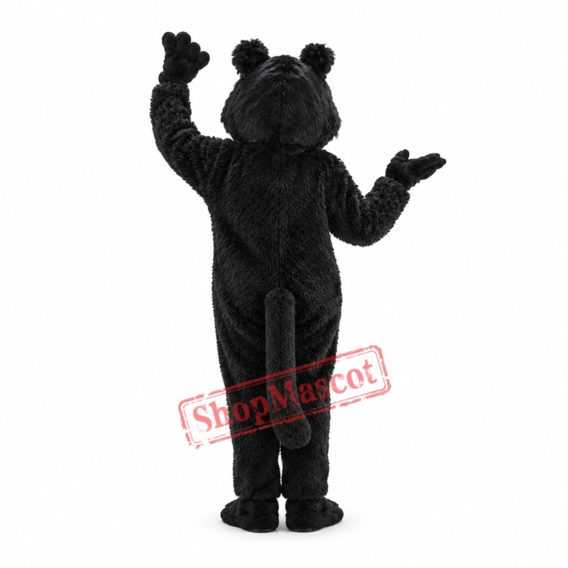 Shaggy Black Bear Mascot Costume Shaggy Black Bear Mascot Costume