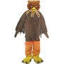 Brown Furry Owl Mascot Costume