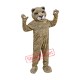 Spotted Brown Leopard Mascot Costume Spotted Brown Leopard Mascot Costume