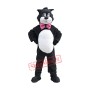 Black White Cartoon Cat Mascot Costume