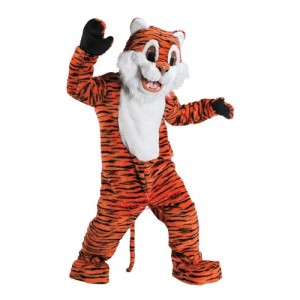 ADULT DELUXE  TIGER MASCOT COSTUME