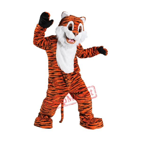 ADULT DELUXE TIGER MASCOT COSTUME ADULT DELUXE TIGER MASCOT COSTUME