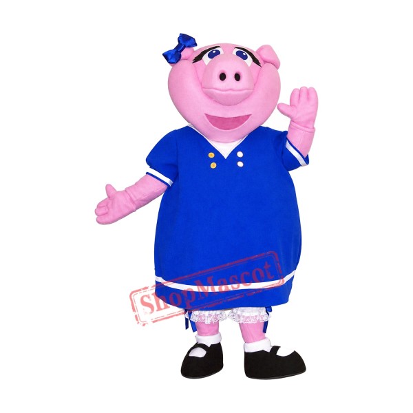 Penny Pig Mascot Costume Penny Pig Mascot Costume