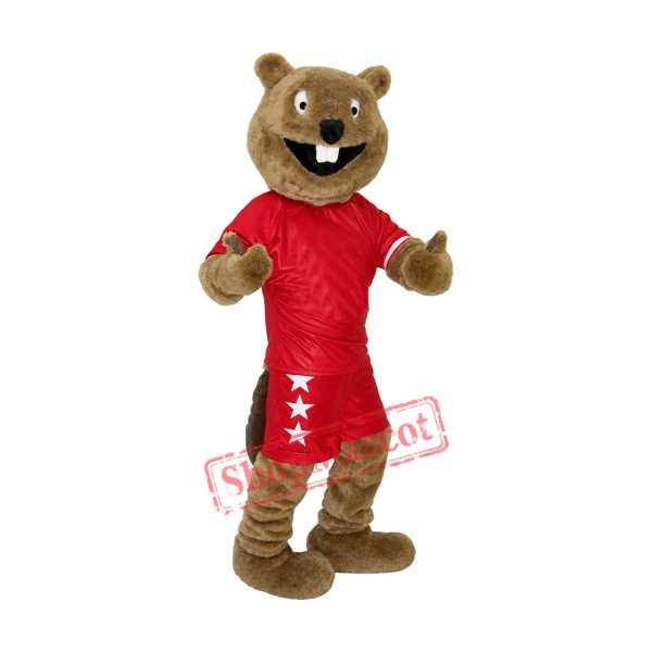 Happy Beaver Mascot Costume Free Shipping Happy Beaver Mascot Costume Free Shipping