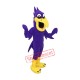 Purple Bird Mascot Costume Purple Bird Mascot Costume