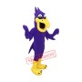 Purple Bird Mascot Costume