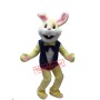 Yellow Bunny Mascot Costume