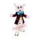 Cute White Bunny Mascot Costume Cute White Bunny Mascot Costume