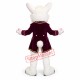 Cute White Bunny Mascot Costume Cute White Bunny Mascot Costume