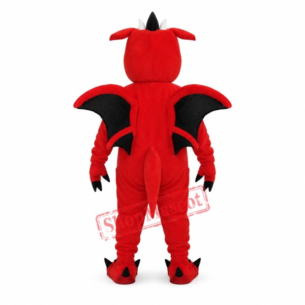 Red Dragon Mascot Costume For Adult Red Dragon Mascot Costume For Adult