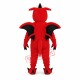 Red Dragon Mascot Costume For Adult