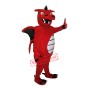 Red Dragon Mascot Costume For Adult