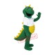 Happy Green Dragon Mascot Costume Happy Green Dragon Mascot Costume