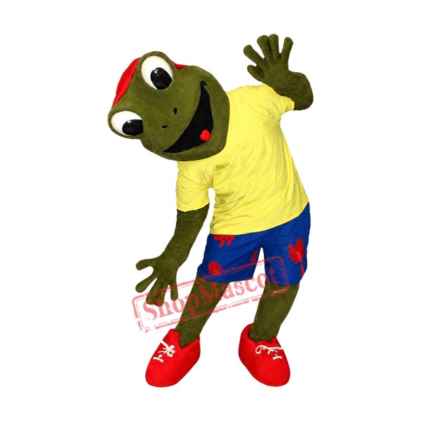 Happy Frog Mascot Costume Free Shipping Happy Frog Mascot Costume Free Shipping