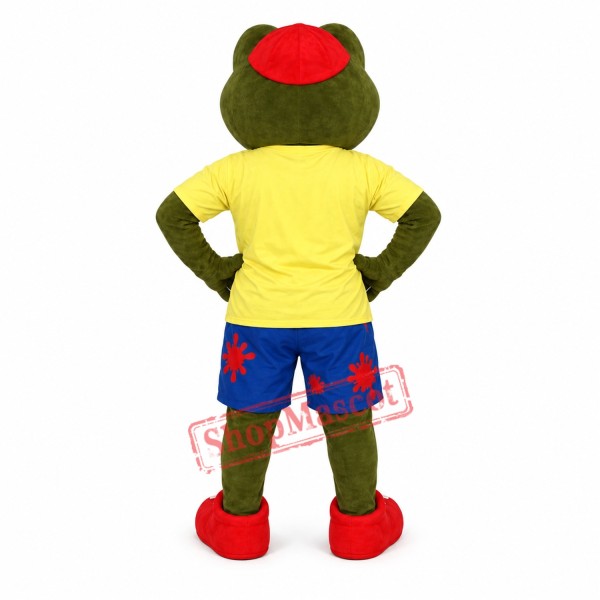 Happy Frog Mascot Costume Free Shipping Happy Frog Mascot Costume Free Shipping