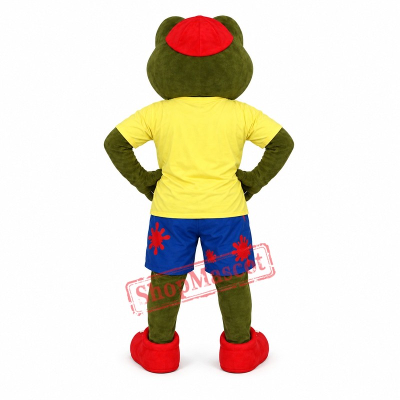 Happy Frog Mascot Costume Free Shipping Happy Frog Mascot Costume Free Shipping