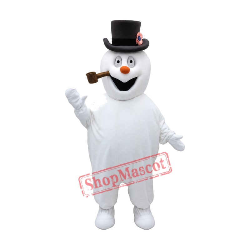 Frosty Snowman Mascot Costume Frosty Snowman Mascot Costume