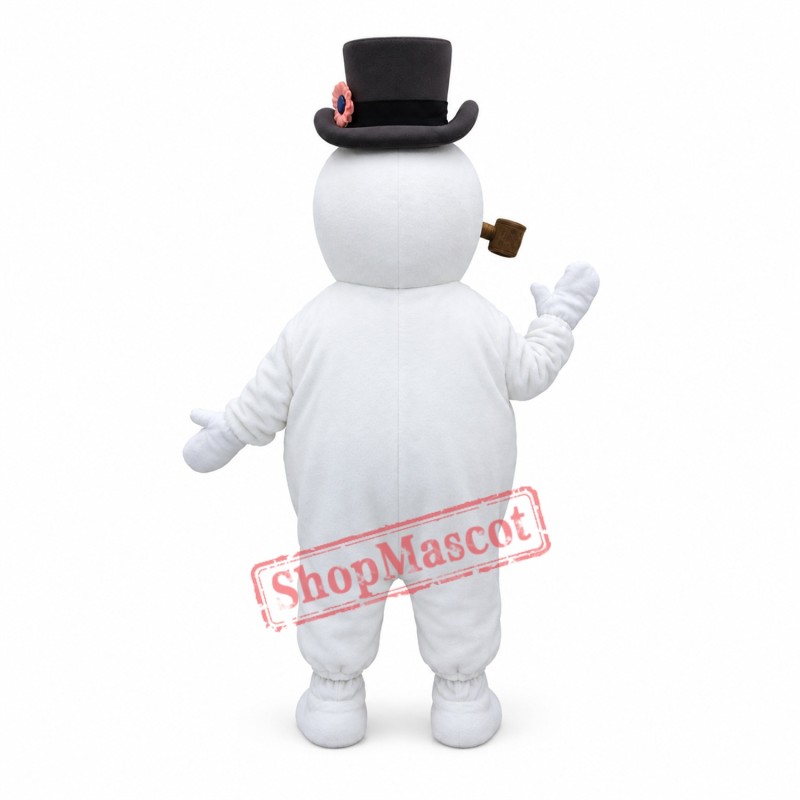 Frosty Snowman Mascot Costume Frosty Snowman Mascot Costume