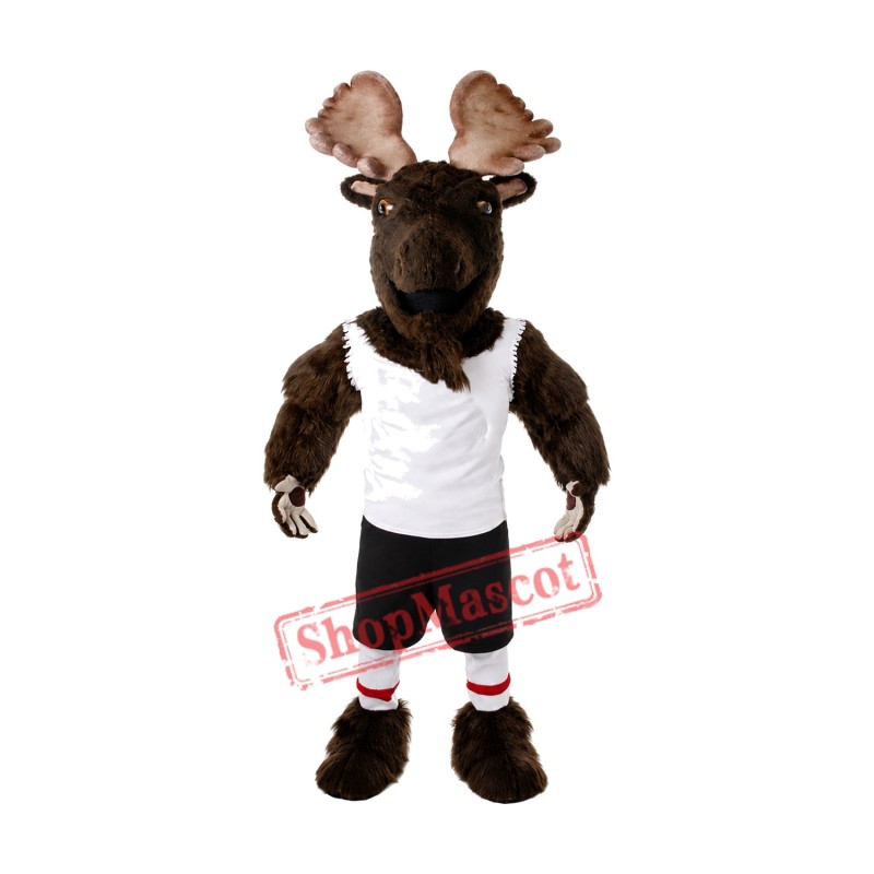 Sport Moose Mascot Costume