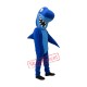 Blue Shark Mascot Costume