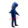 Blue Shark Mascot Costume