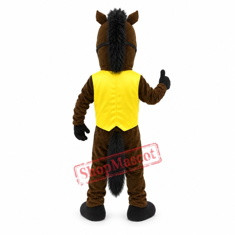 Happy Horse Mascot Costume Happy Horse Mascot Costume