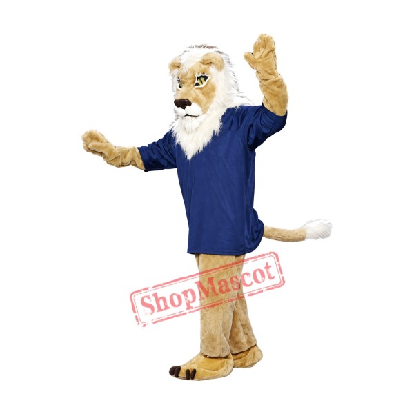 High School Lion Mascot Costume For Adult
