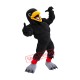 Power Black Raven Mascot Costume Power Black Raven Mascot Costume