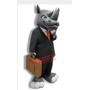 Gentleman Rhino Mascot Costume