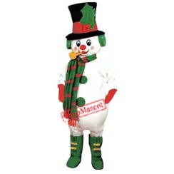 Xmas Snowman Mascot Costume
