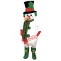 Xmas Snowman Mascot Costume