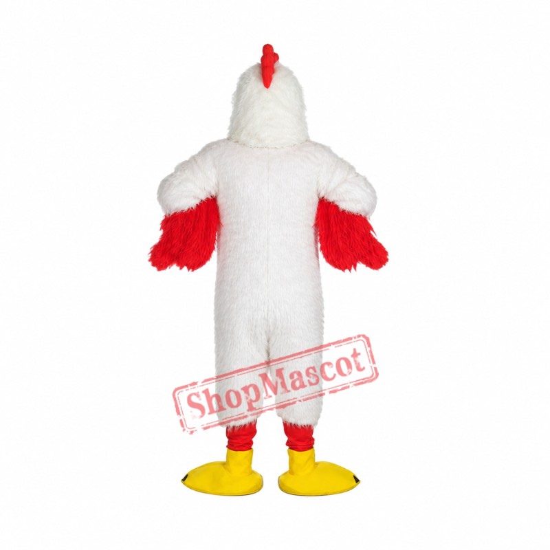 High Quality White Chicken Mascot Costume High Quality White Chicken Mascot Costume