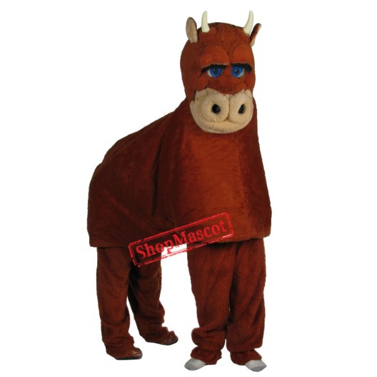 Two Person Bull Mascot Costume Free Shipping
