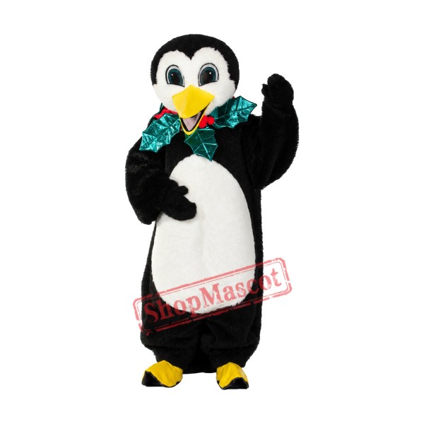 Holiday Penguin Mascot Costume