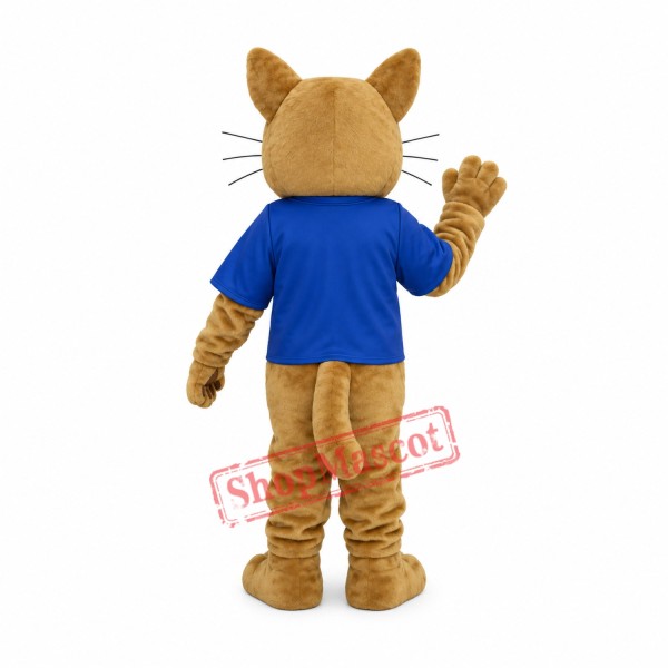 Friendly Wildcat Mascot Costume Friendly Wildcat Mascot Costume