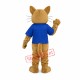 Friendly Wildcat Mascot Costume Friendly Wildcat Mascot Costume