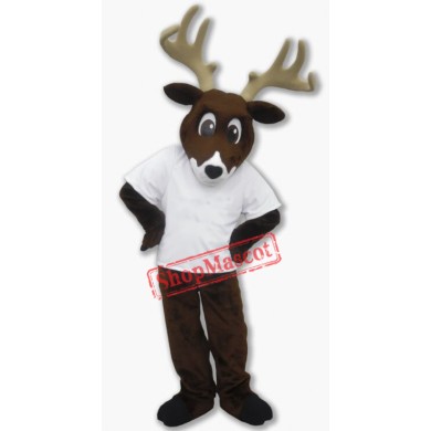 College Deer Mascot Costume