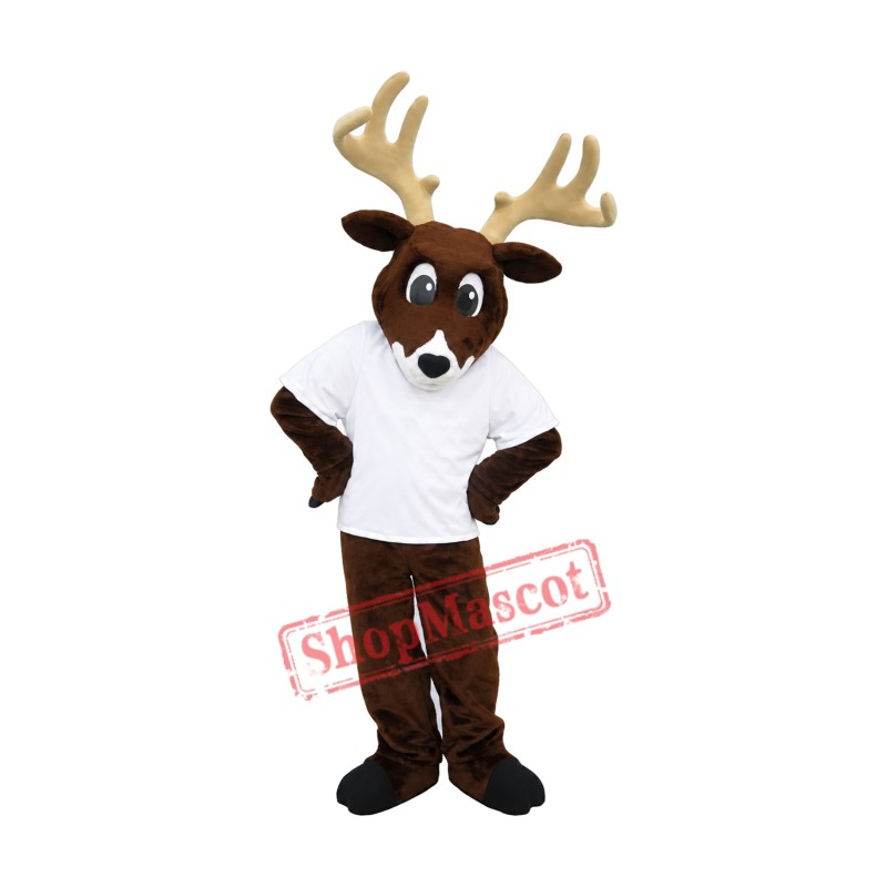 College Deer Mascot Costume