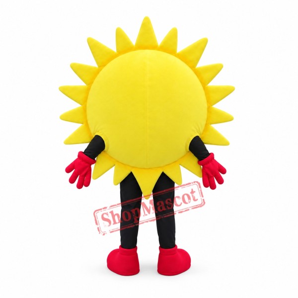 Sun Flower Mascot Costume Sun Flower Mascot Costume