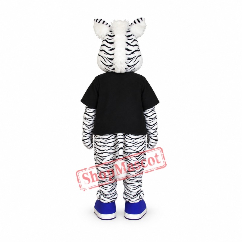 College Zebra Mascot Costume